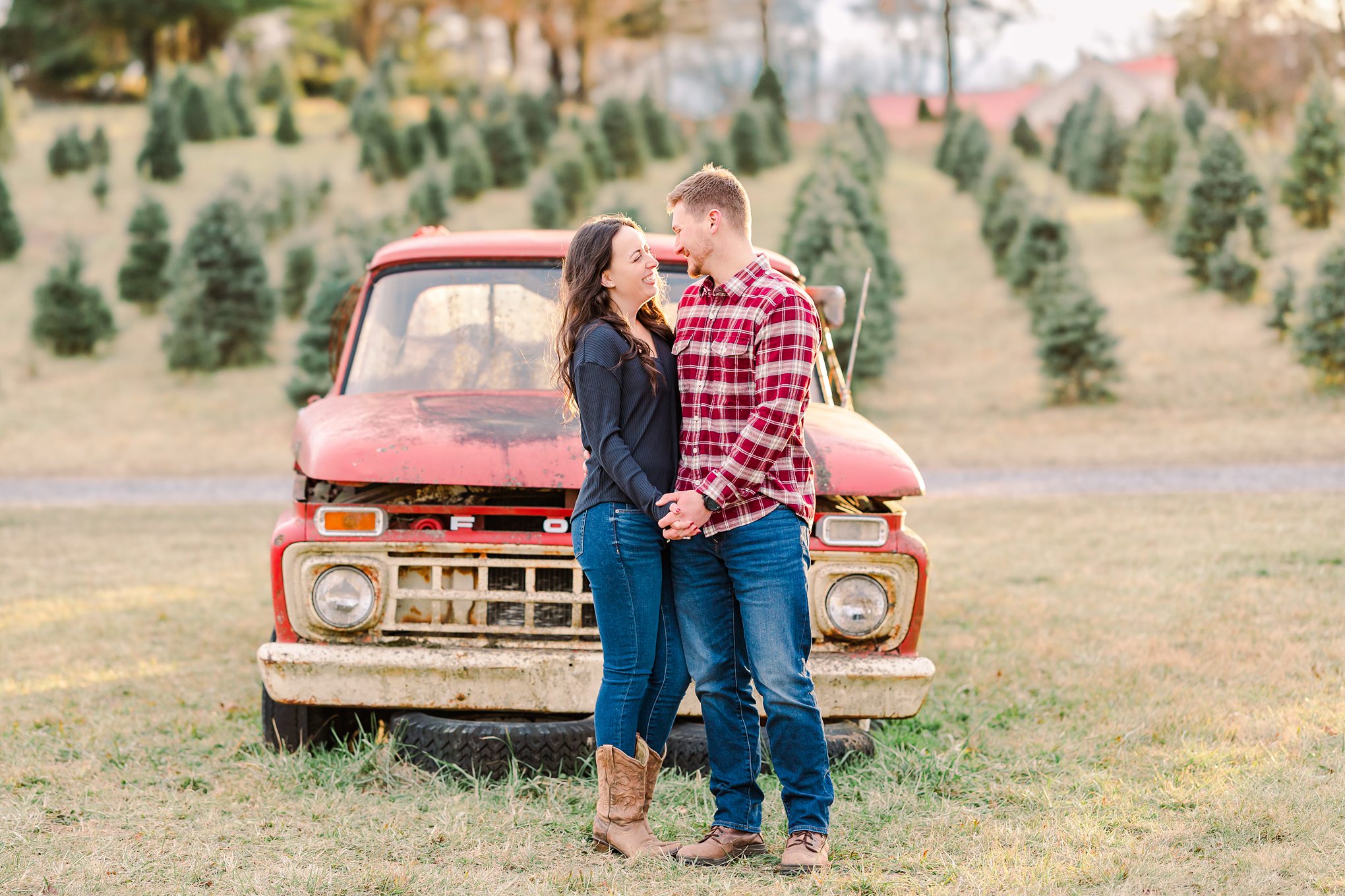 couple with truck