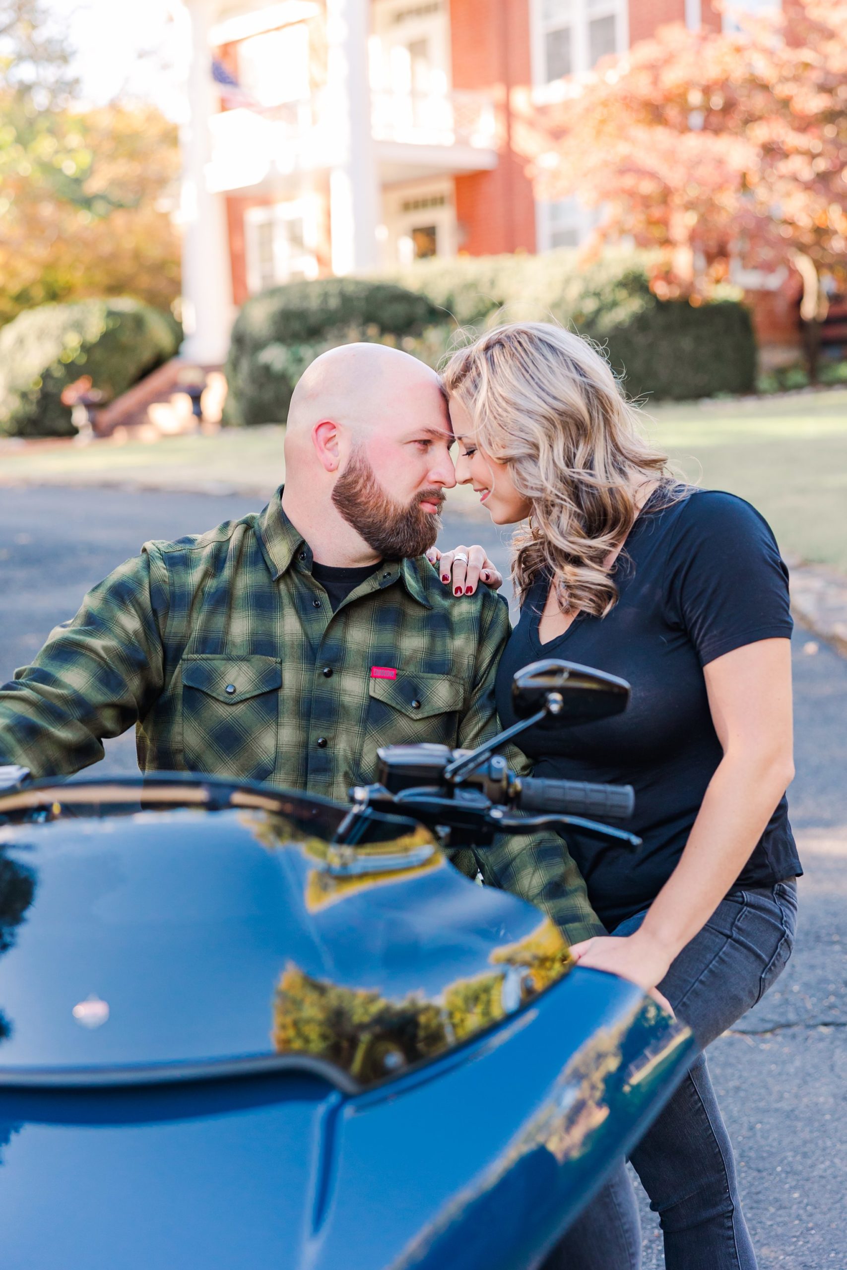engagement with motorcycle